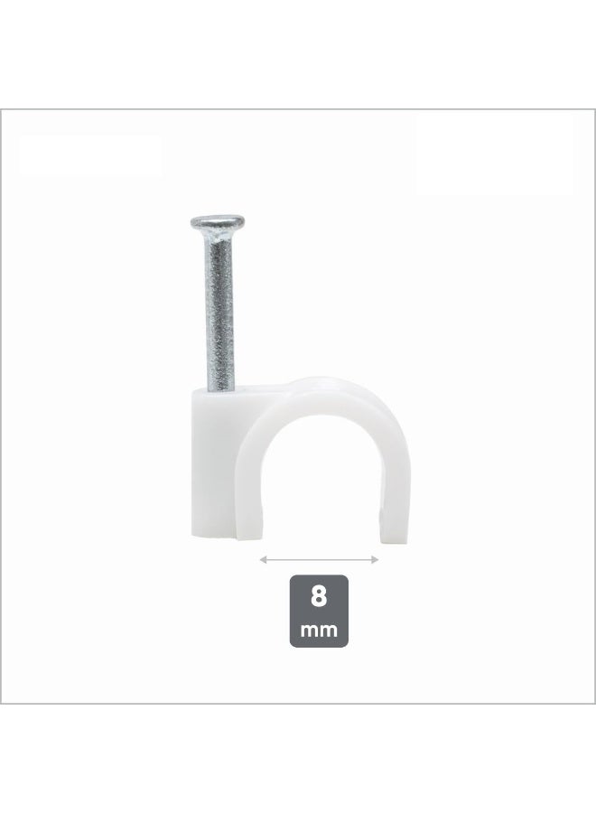 Fixer Multi-Size Cable Management Clip Set – 100 Pieces Wire Holder Organizer - Image 2